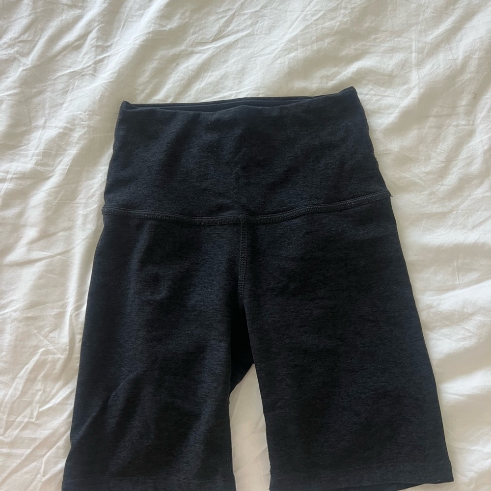 Beyond Yoga Black High-Waisted Biker Shorts